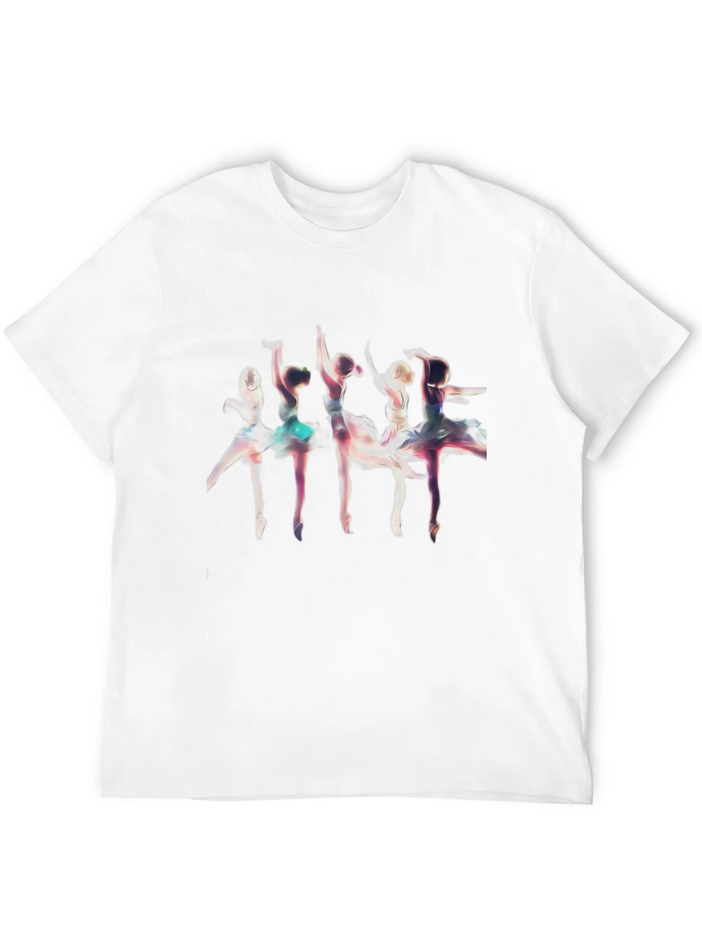 Ballerina Graphic T-Shirt - Black Cotton Tee product image 11