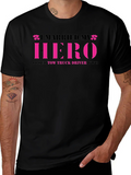 I Married My Hero Tow Truck Driver Wife T-Shirt product image 1