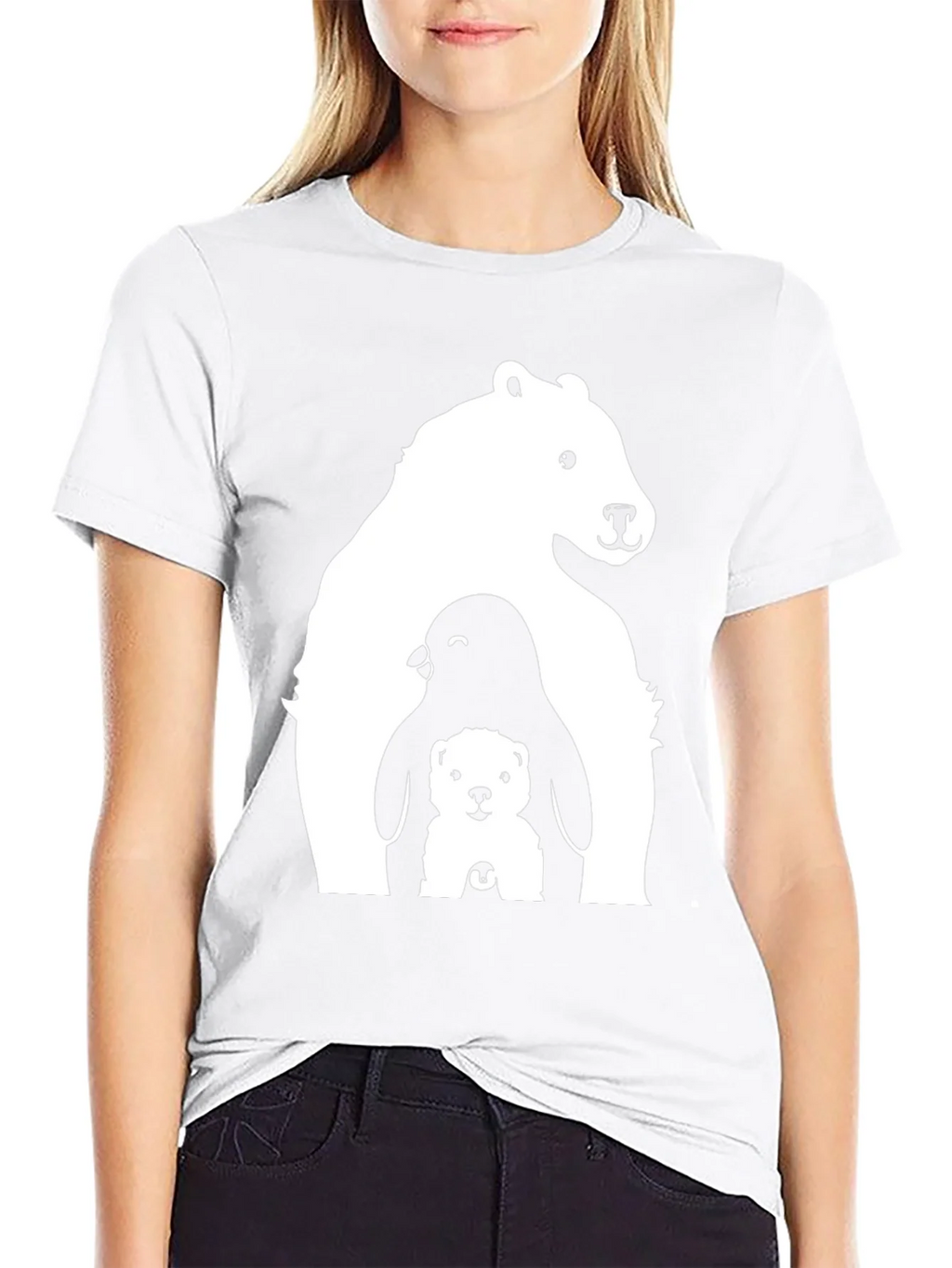 Bear Penguin Cub Graphic Tee - Black product image 8