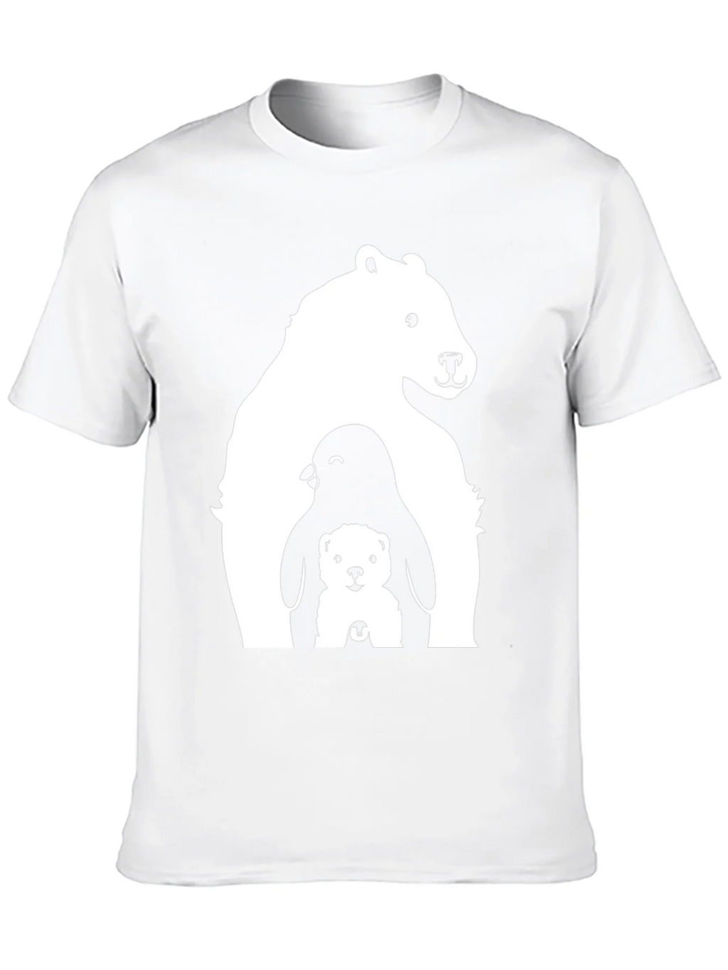 Bear Penguin Cub Graphic Tee - Black product image 9