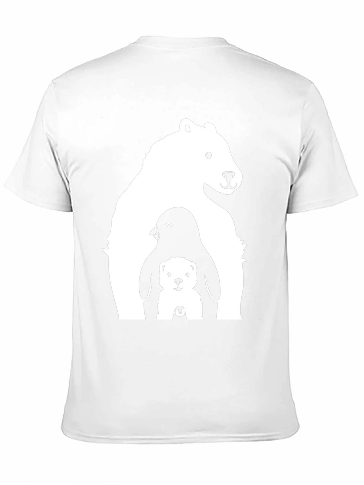 Bear Penguin Cub Graphic Tee - Black product image 10