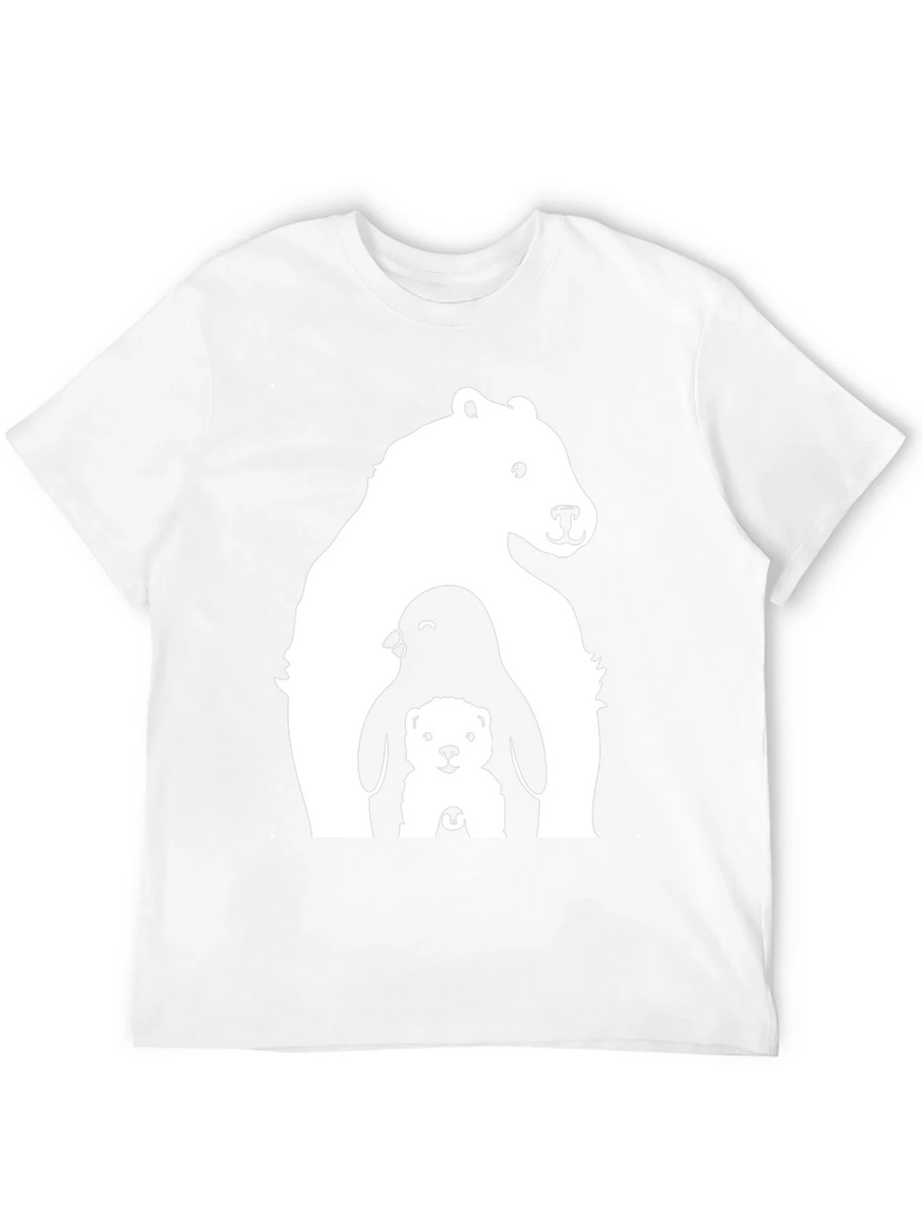 Bear Penguin Cub Graphic Tee - Black product image 11