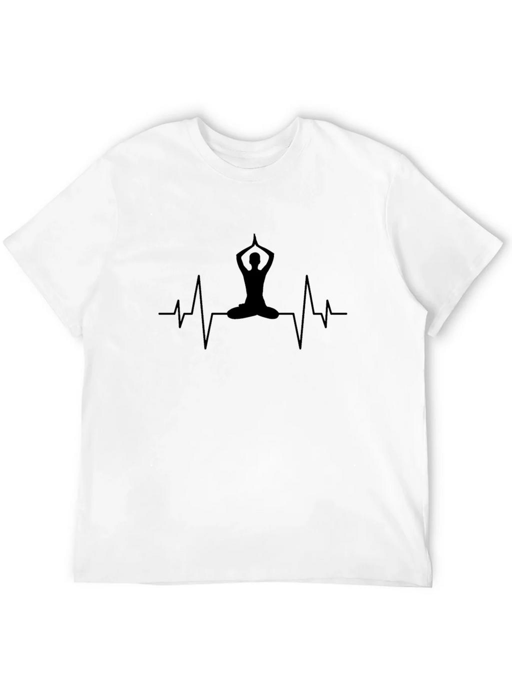 Yoga Heartbeat T-Shirt - Black product image 9