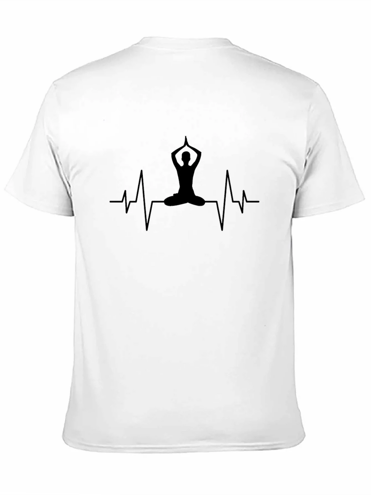 Yoga Heartbeat T-Shirt - Black product image 8