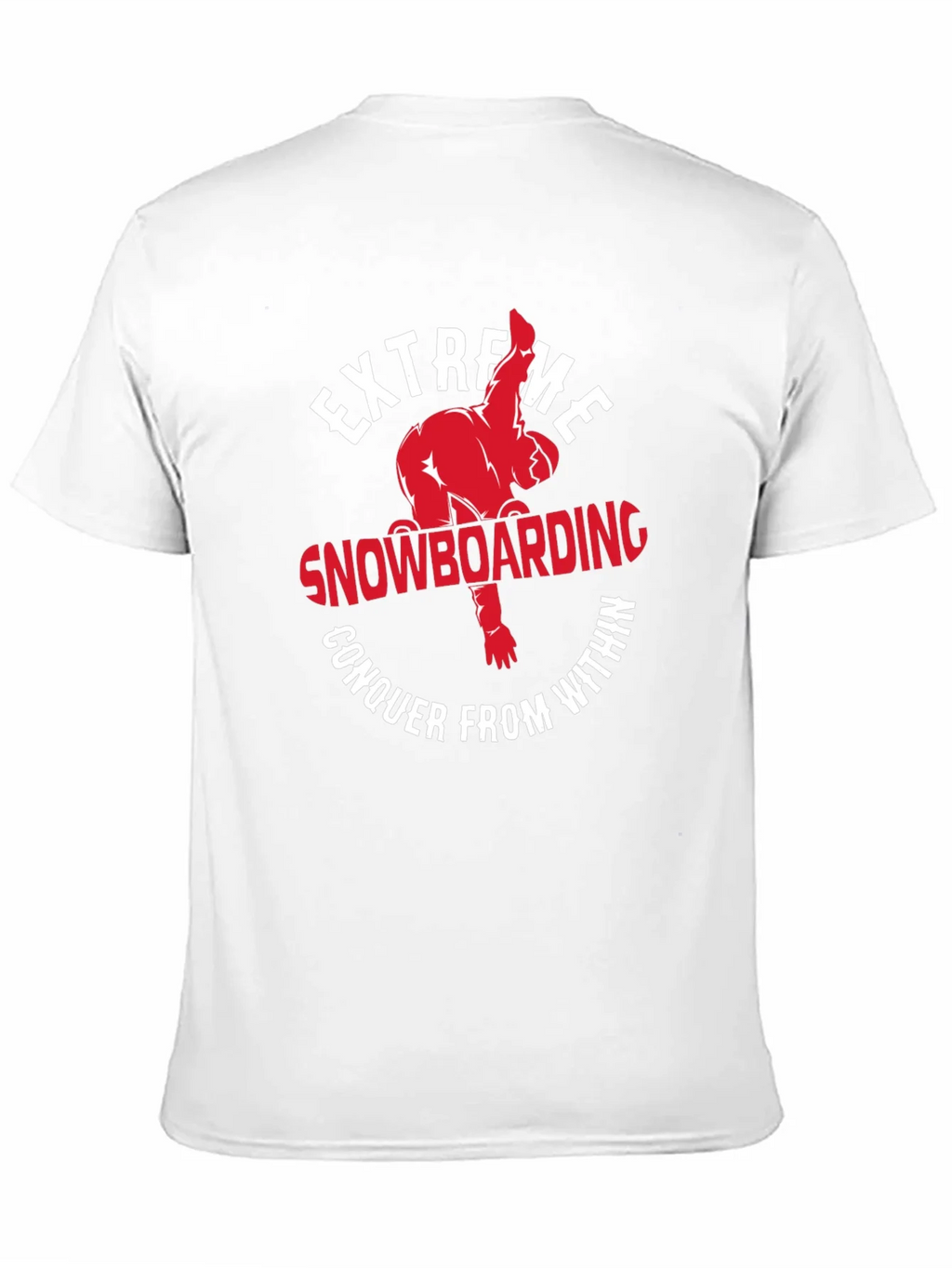Extreme Snowboarding Graphic Print T-Shirt product image 2