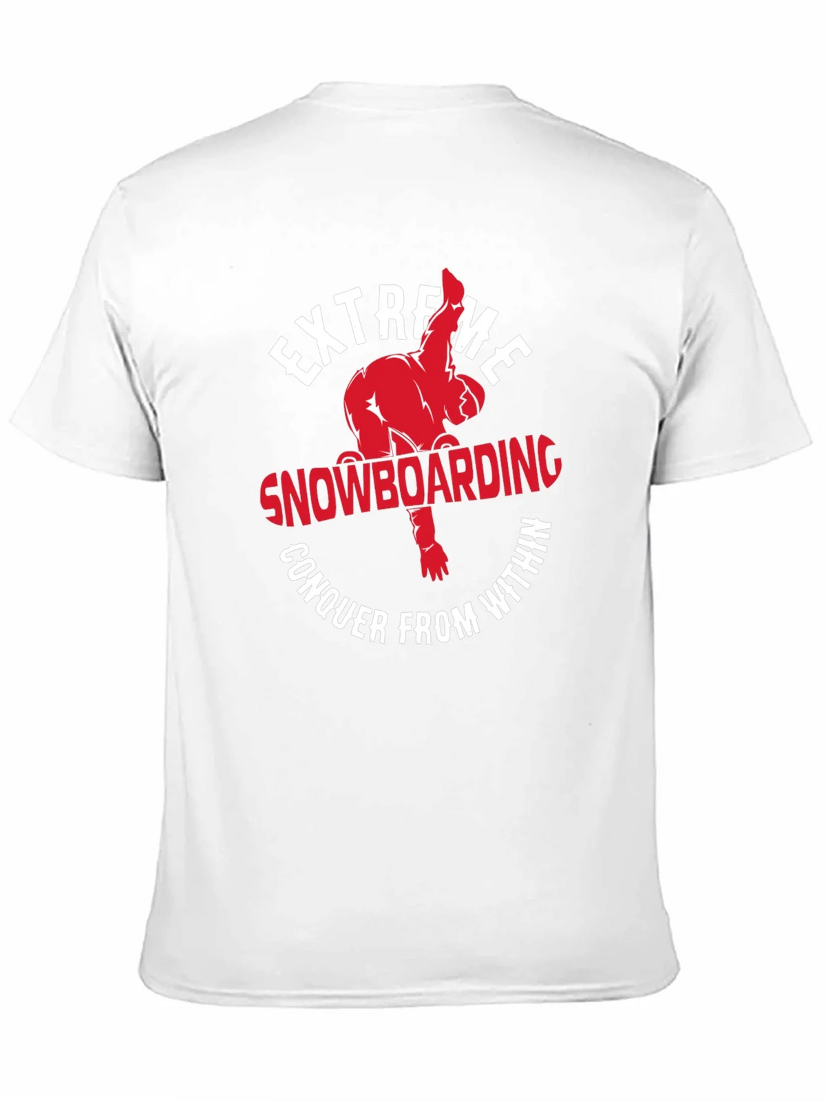 Extreme Snowboarding Graphic Print T-Shirt product image 2