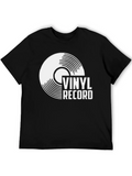 Vinyl Record Graphic T-Shirt - Retro Music Tee product image 1