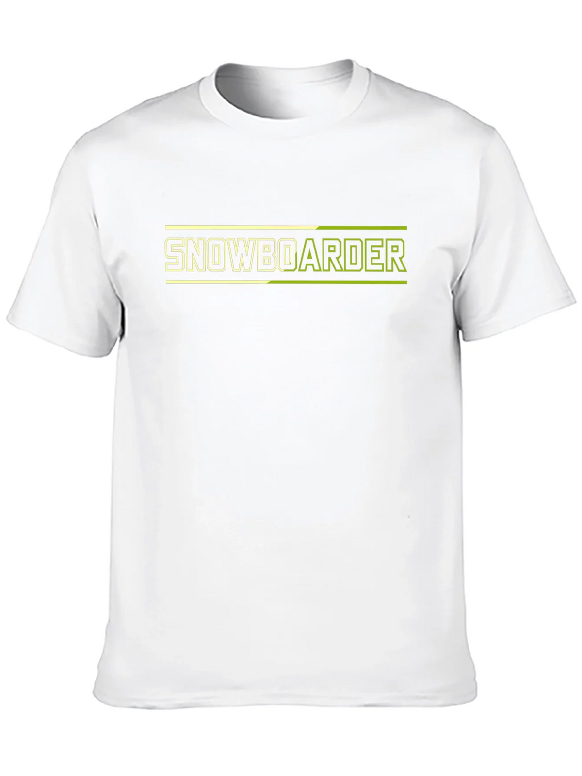 Snowboarder Graphic Tee - Black Cotton Blend T-Shirt product image 9