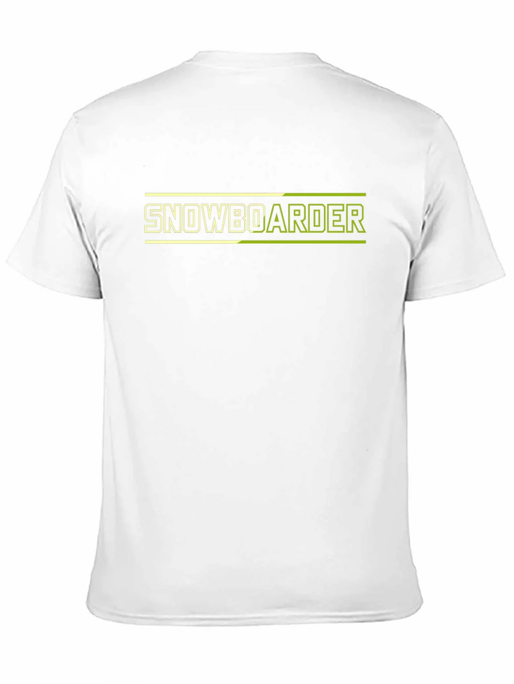 Snowboarder Graphic Tee - Black Cotton Blend T-Shirt product image 10