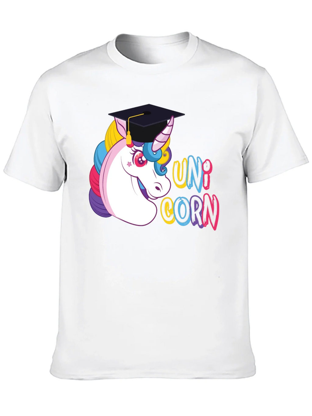 Graduation Unicorn T-Shirt - Black product image 9