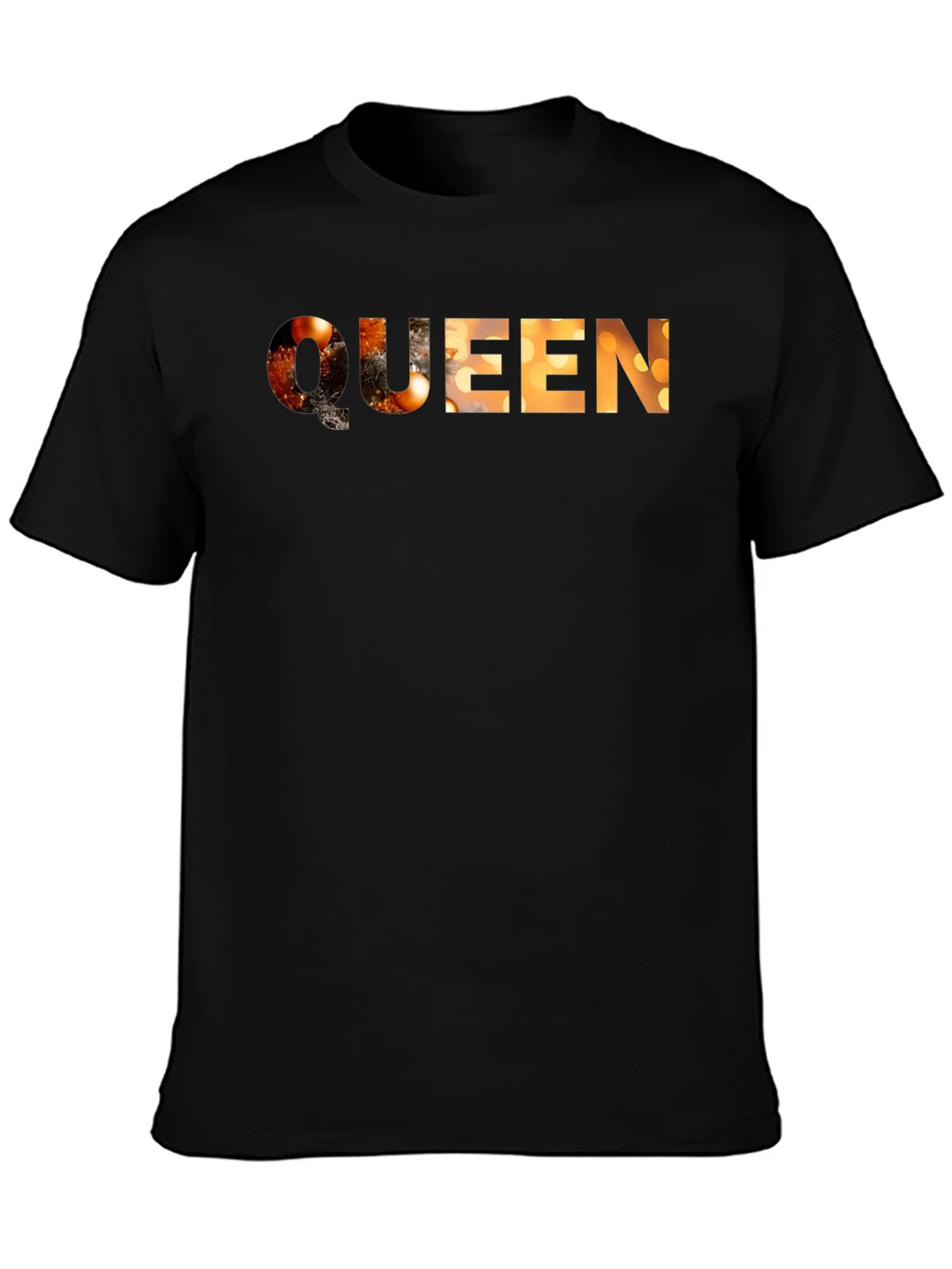 Queen Graphic Tee - Black Cotton T-Shirt product image 3