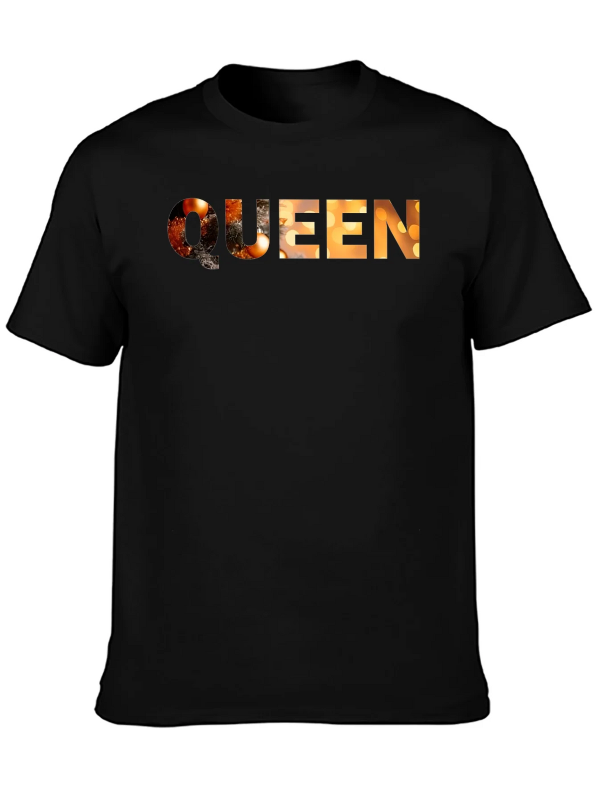 Queen Graphic Tee - Black Cotton T-Shirt product image 3