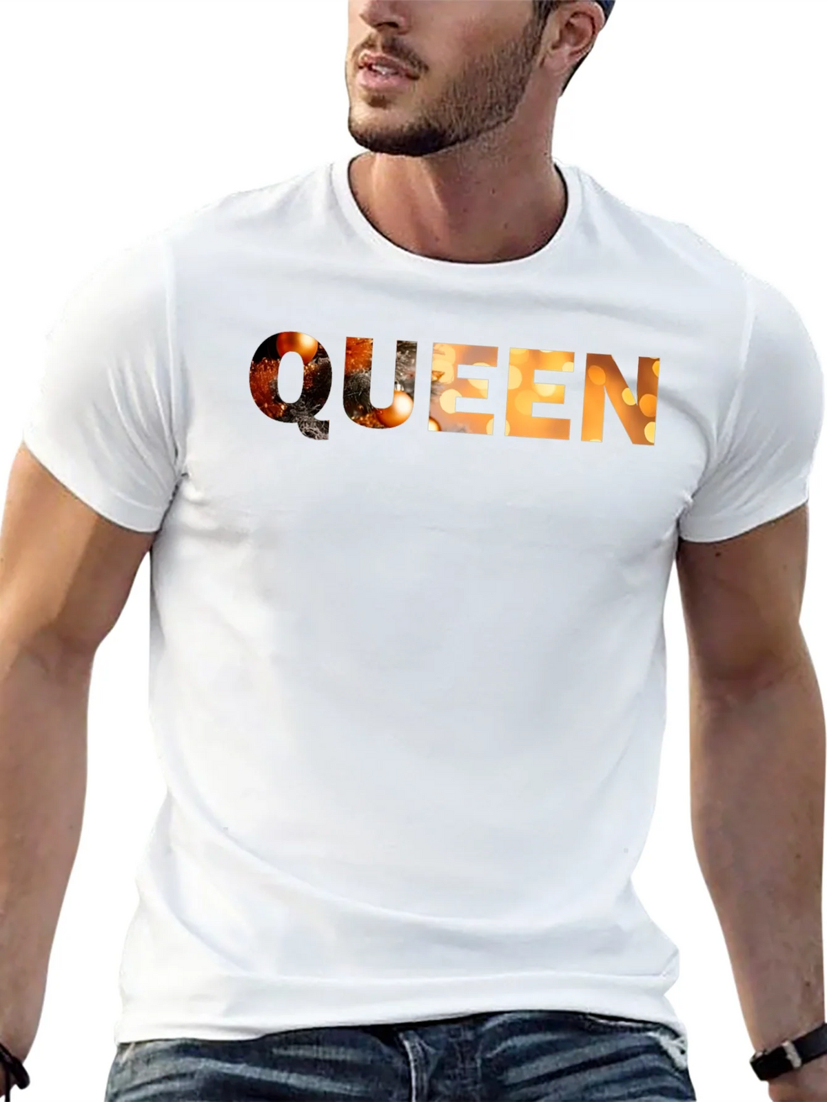 Queen Graphic Tee - Black Cotton T-Shirt product image 11