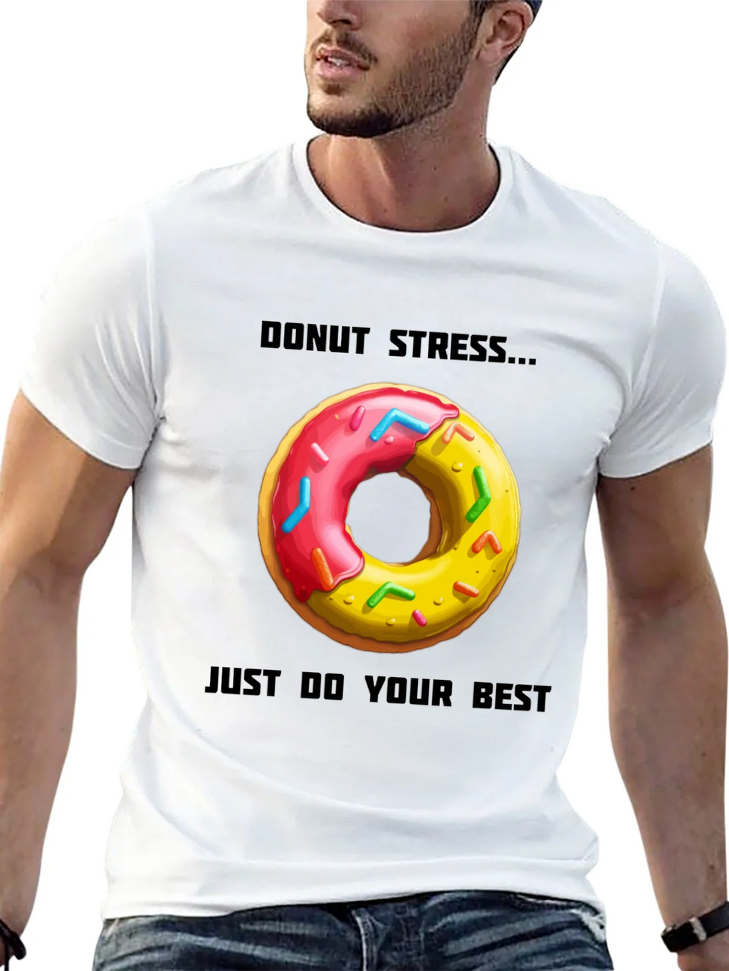 Donut Stress T-Shirt - Comfortable Casual Wear product image 6