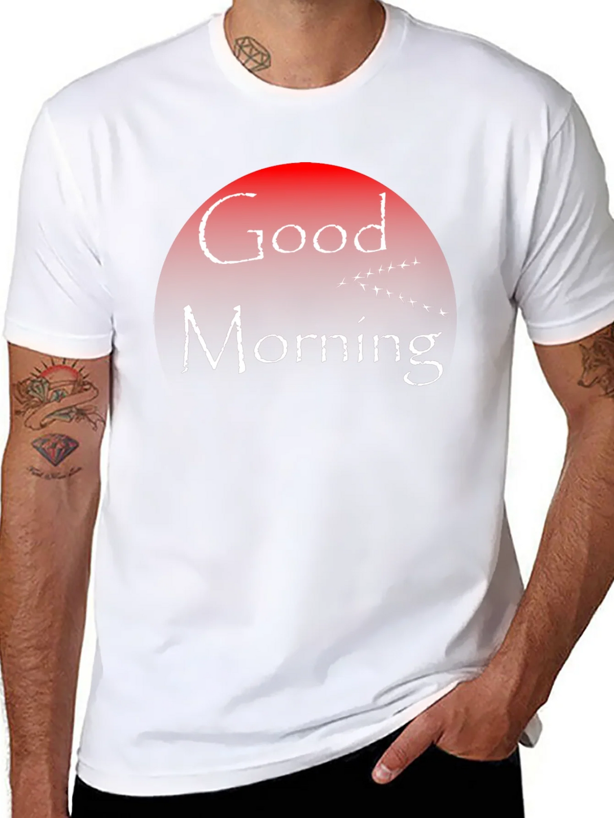 Good Morning T-Shirt: Unique Graphic Tee product image 2