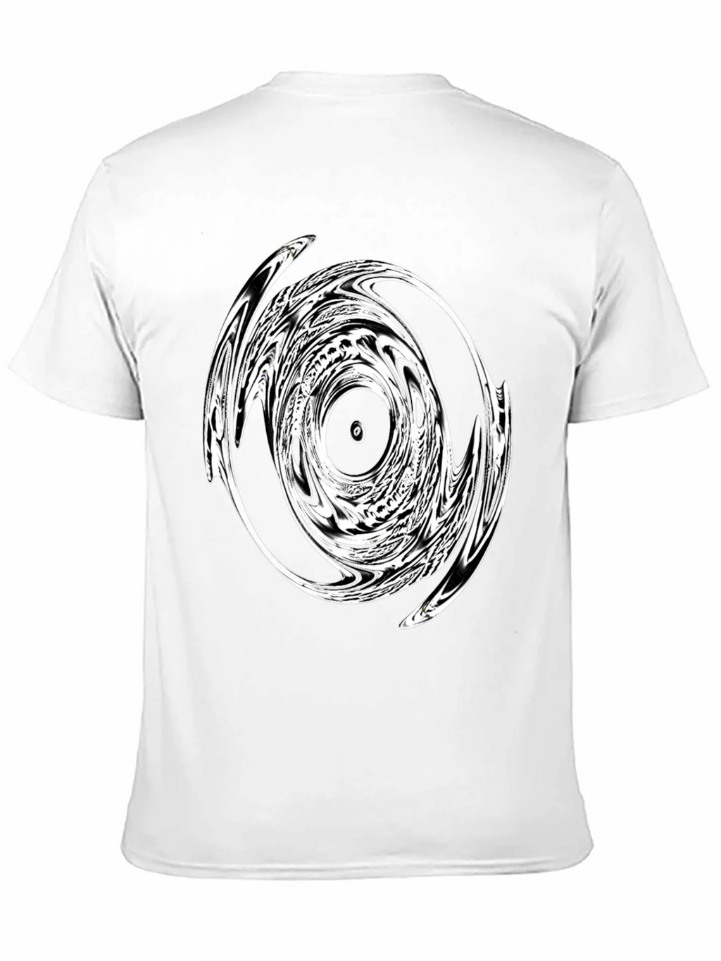 Abstract Circle Graphic Tee - Modern Black T-Shirt product image 6