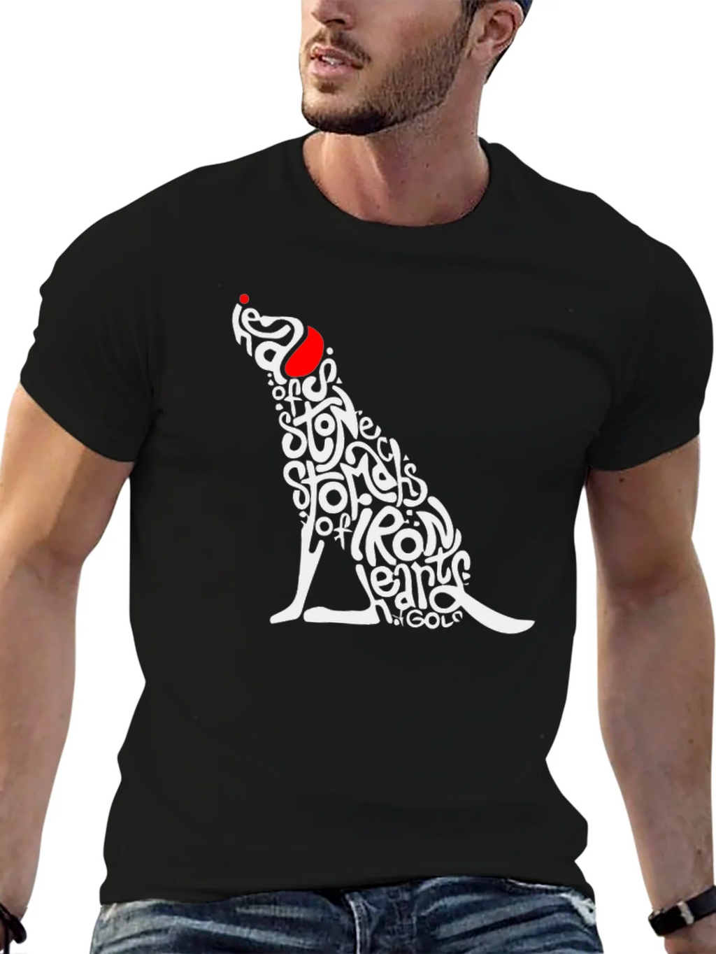 Stylish Graphic Tee - Dog Word Art Design product image 6