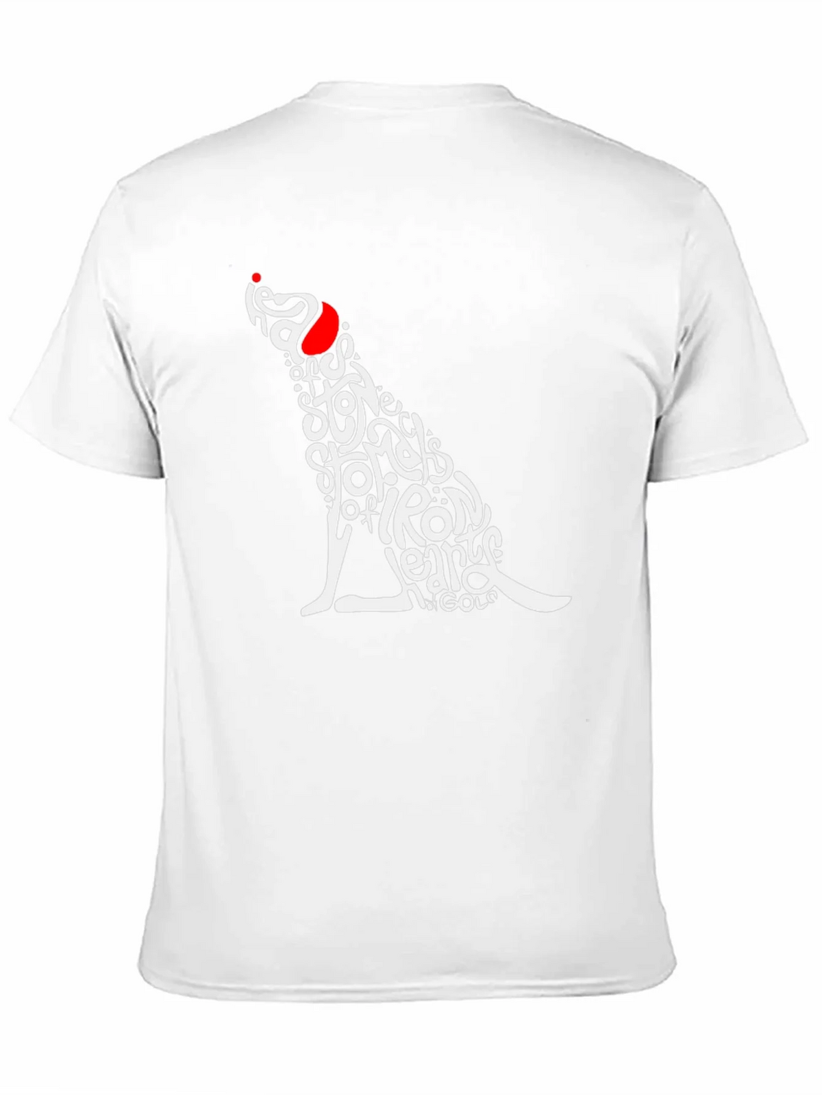 Stylish Graphic Tee - Dog Word Art Design product image 10