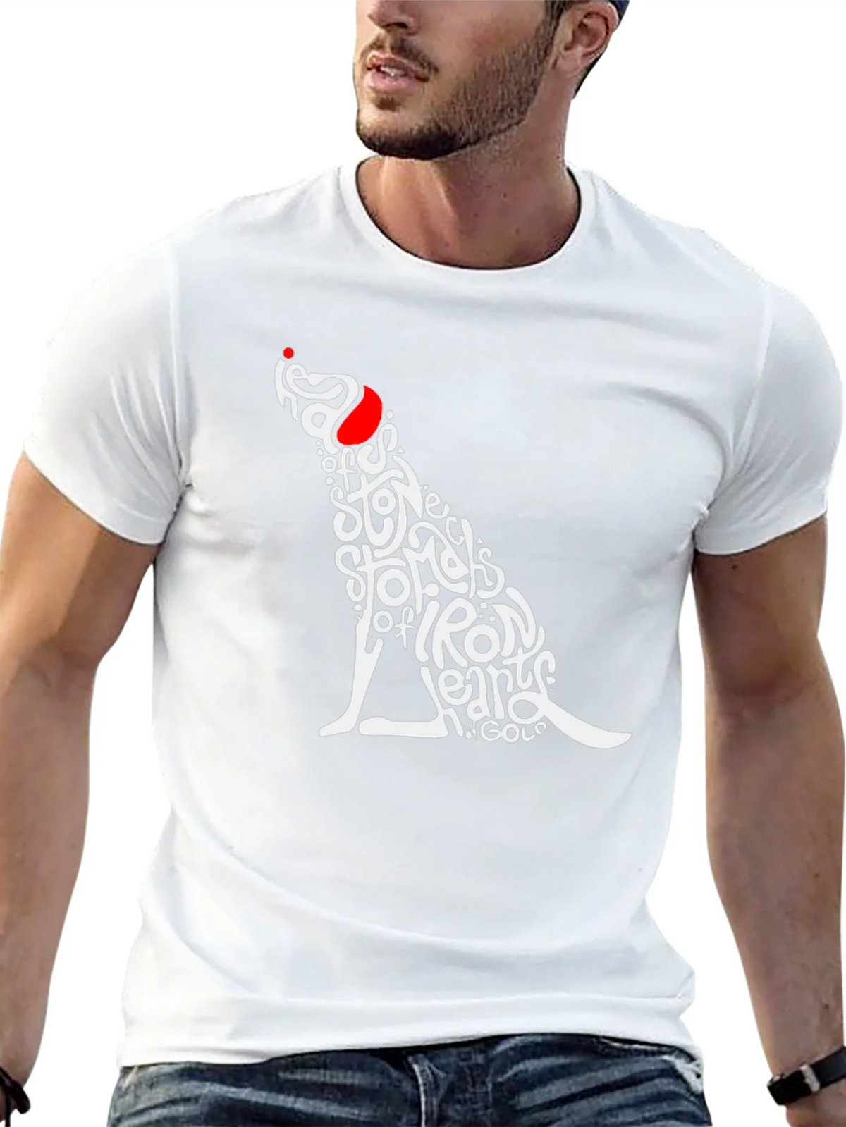 Stylish Graphic Tee - Dog Word Art Design product image 12