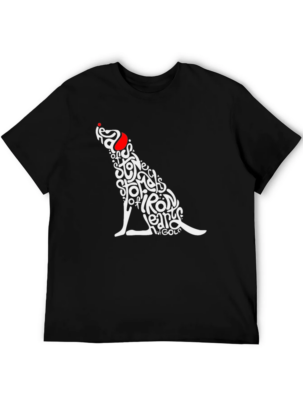 Stylish Graphic Tee - Dog Word Art Design product image 5