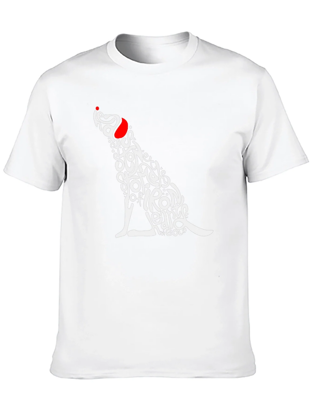Stylish Graphic Tee - Dog Word Art Design product image 9