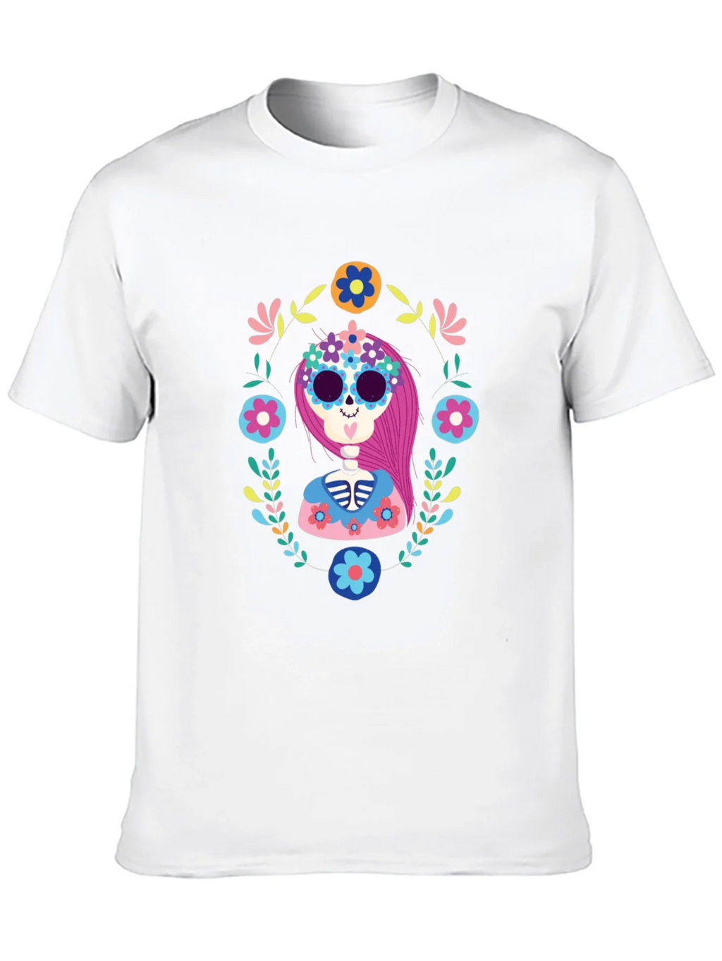 Day of the Dead Sugar Skull Graphic Tee product image 3