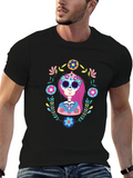 Day of the Dead Sugar Skull Graphic Tee product image 1