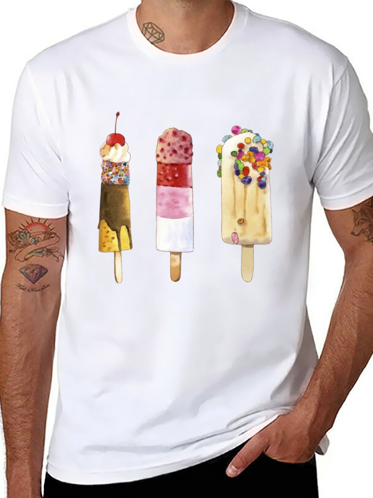 Fun Popsicle Graphic Tee - Unique Summer Style product image 7