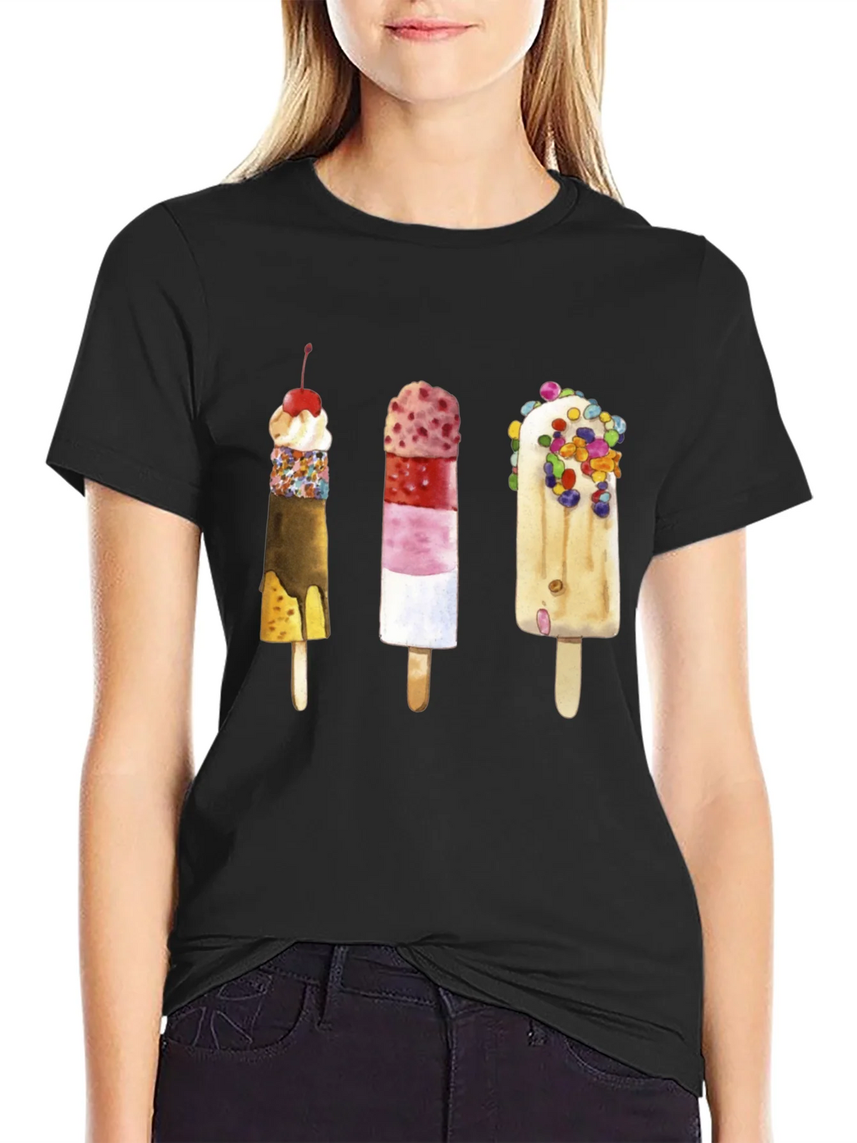 Fun Popsicle Graphic Tee - Unique Summer Style product image 2