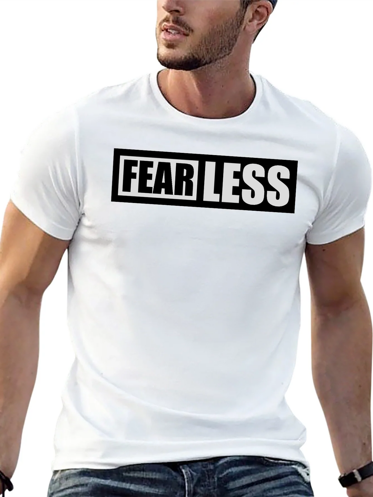 Fearless Black Graphic Tee product image 12