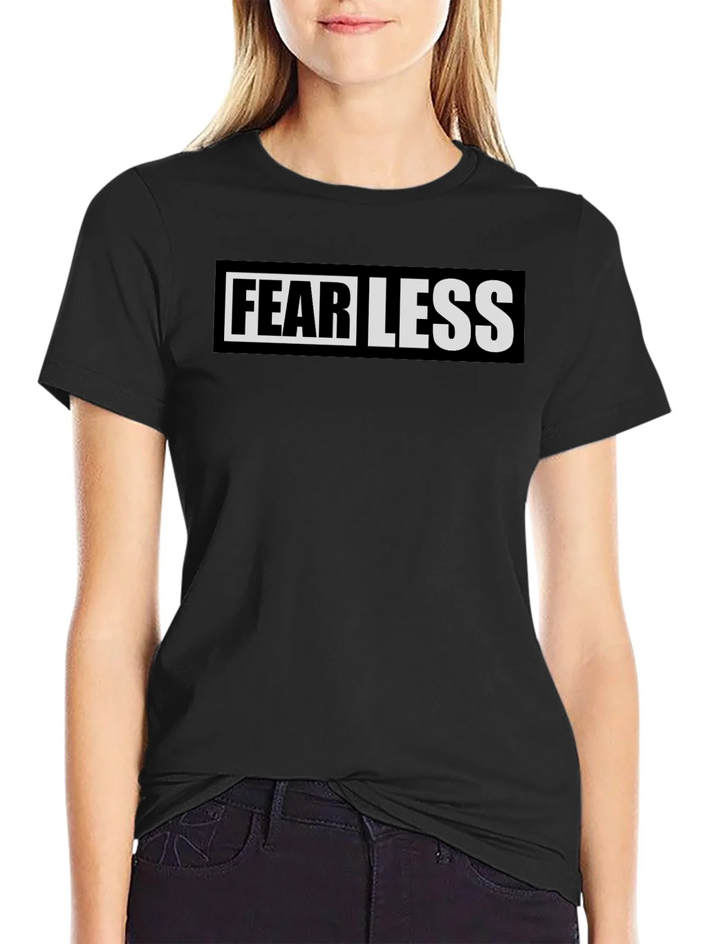 Fearless Black Graphic Tee product image 2