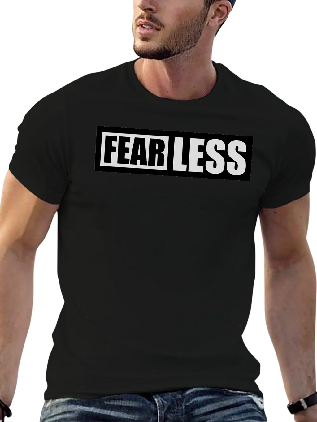 Fearless Black Graphic Tee product image 6
