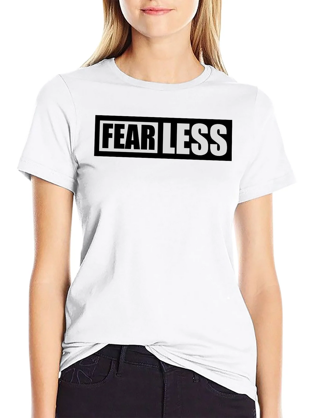 Fearless Black Graphic Tee product image 8