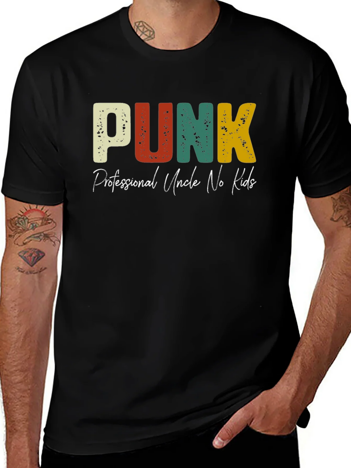 PUNK Professional Uncle No Kids Graphic T-Shirt product image 1