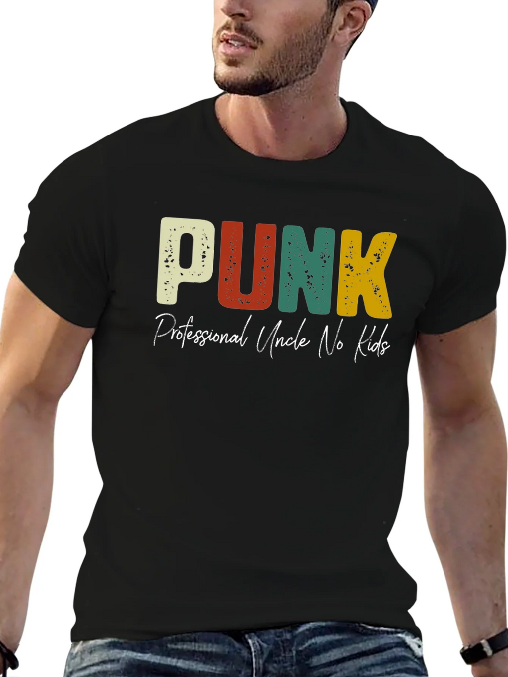 PUNK Professional Uncle No Kids Graphic T-Shirt product image 6