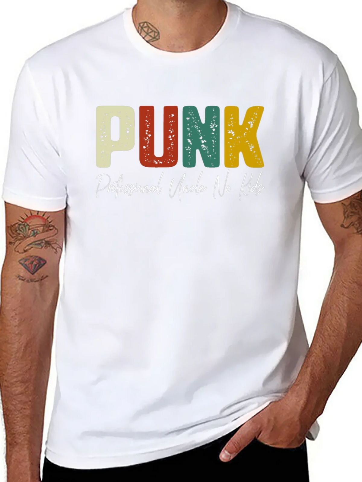 PUNK Professional Uncle No Kids Graphic T-Shirt product image 7
