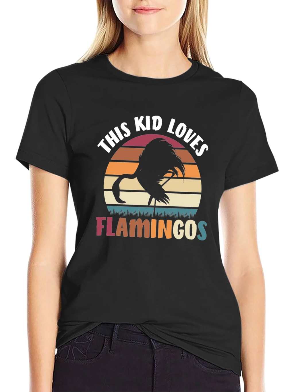 This Kid Loves Flamingos T-Shirt product image 2
