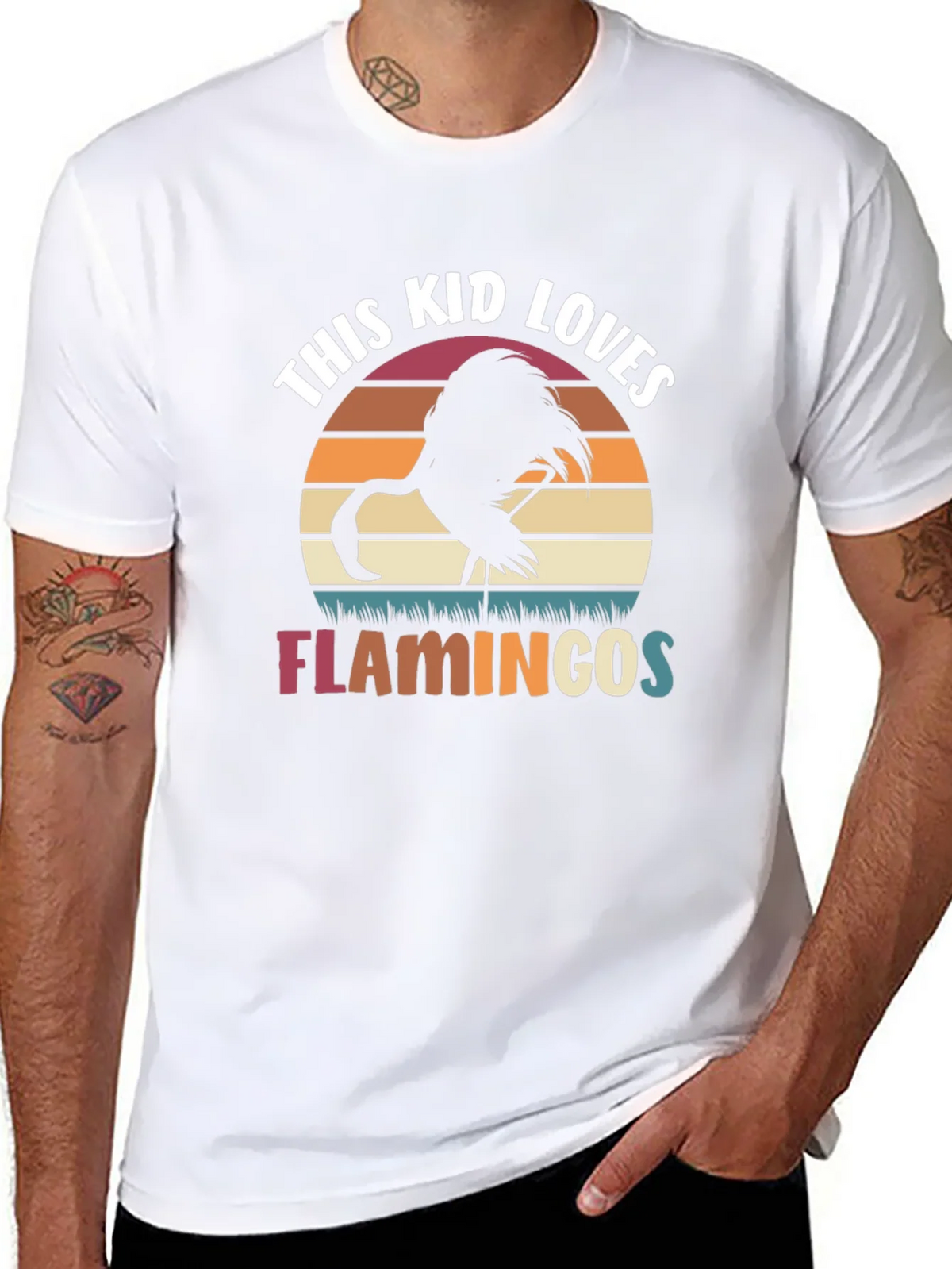 This Kid Loves Flamingos T-Shirt product image 7