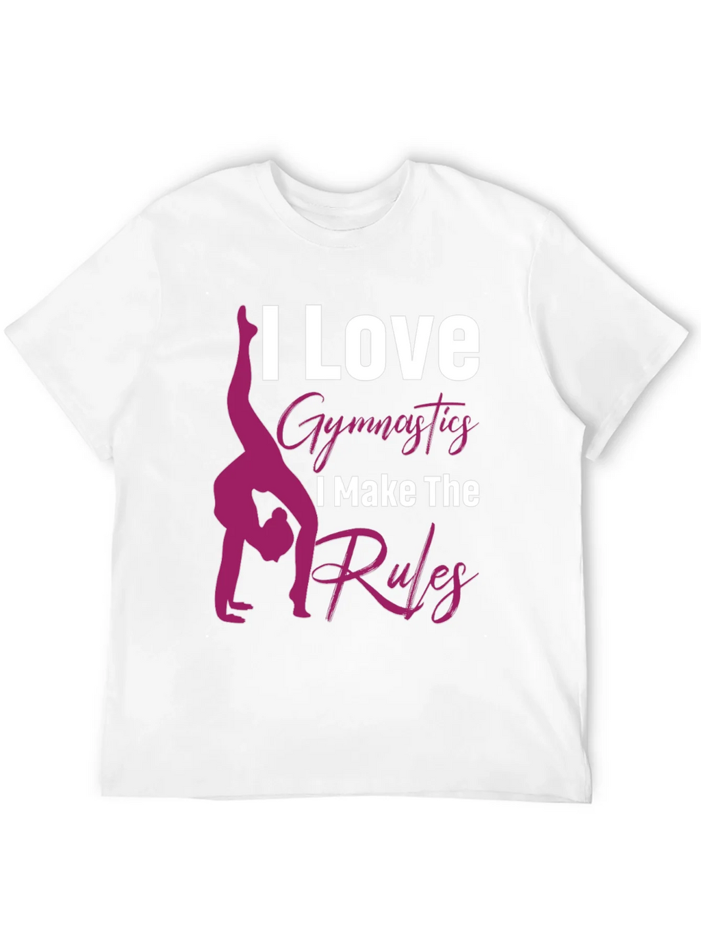 I Love Gymnastics T-Shirt product image 7