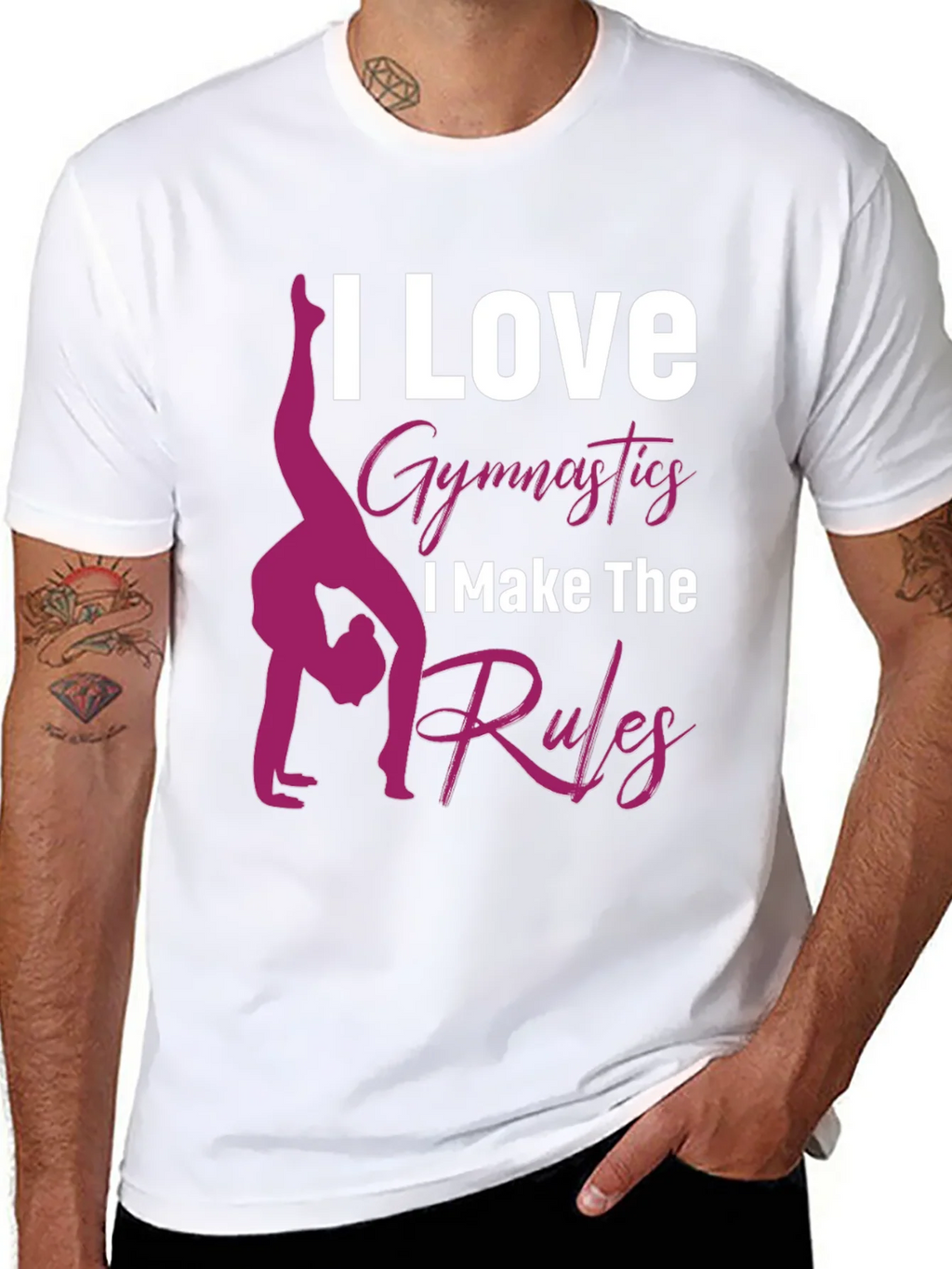 I Love Gymnastics T-Shirt product image 6