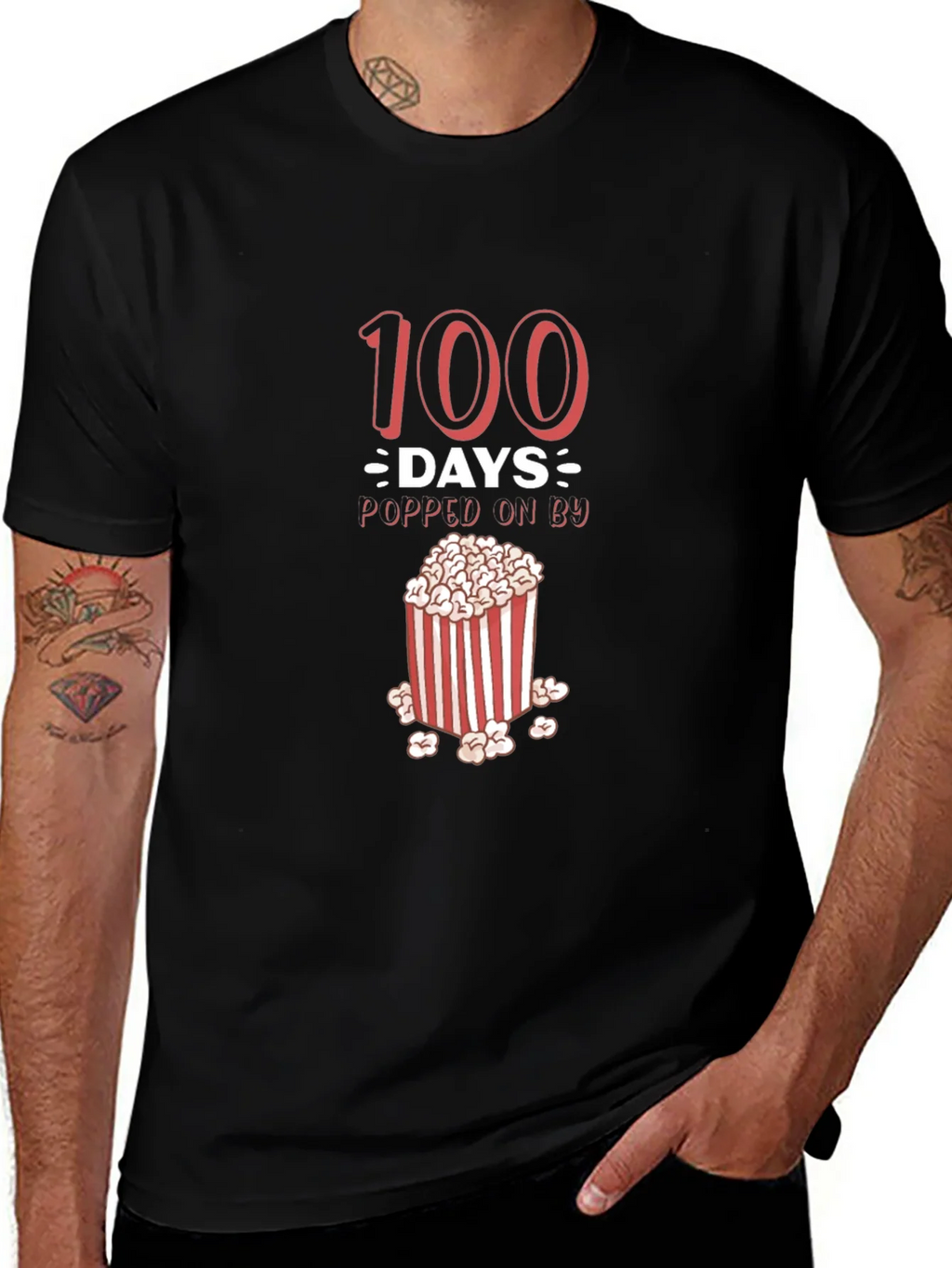 100 Days Popped On By T-Shirt product image 1