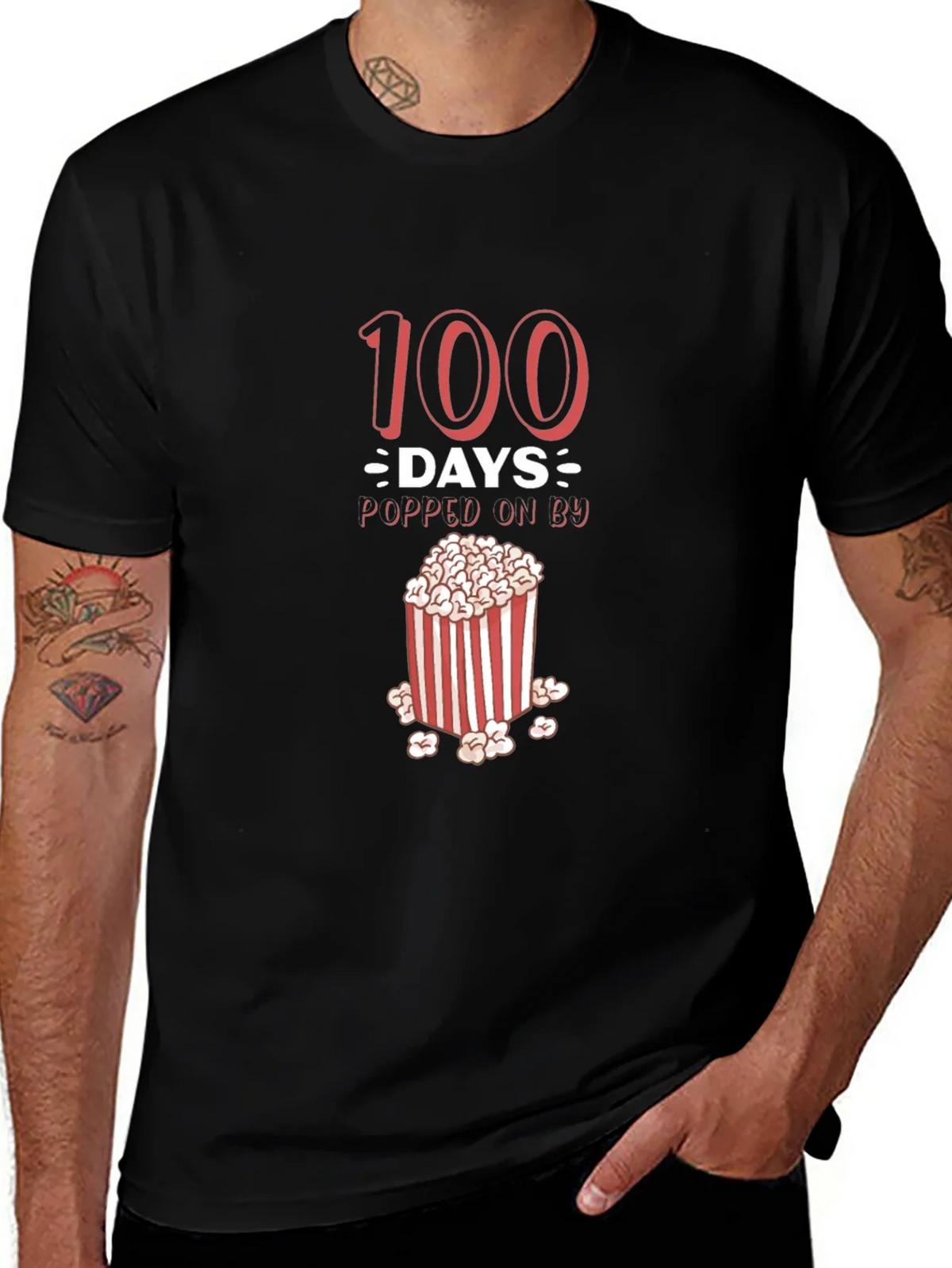 100 Days Popped On By T-Shirt product image 1
