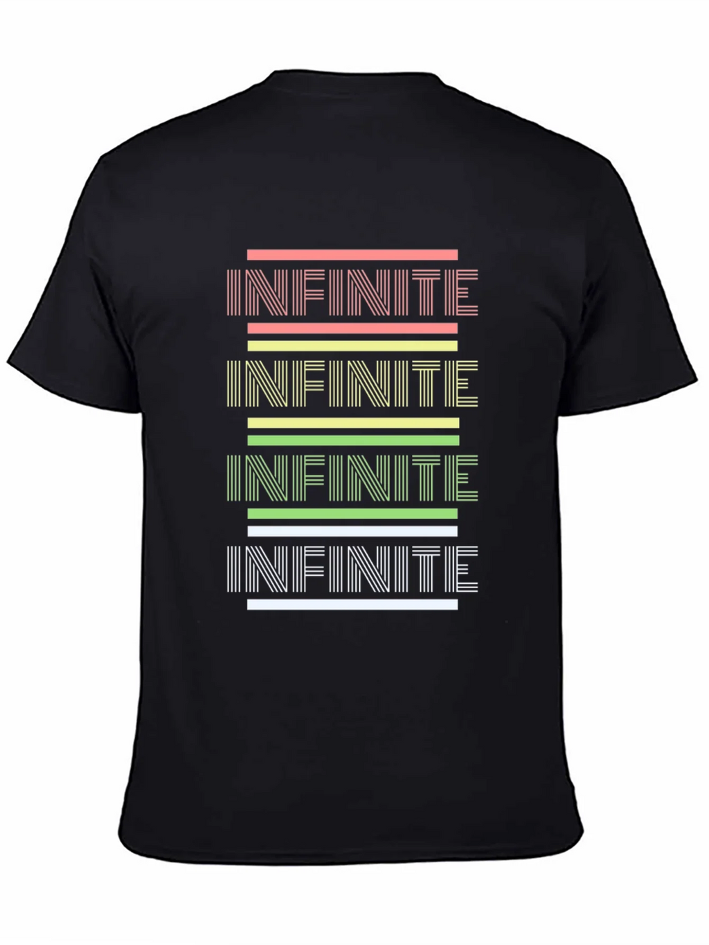 Infinite Style: Graphic Print Black Tee product image 3