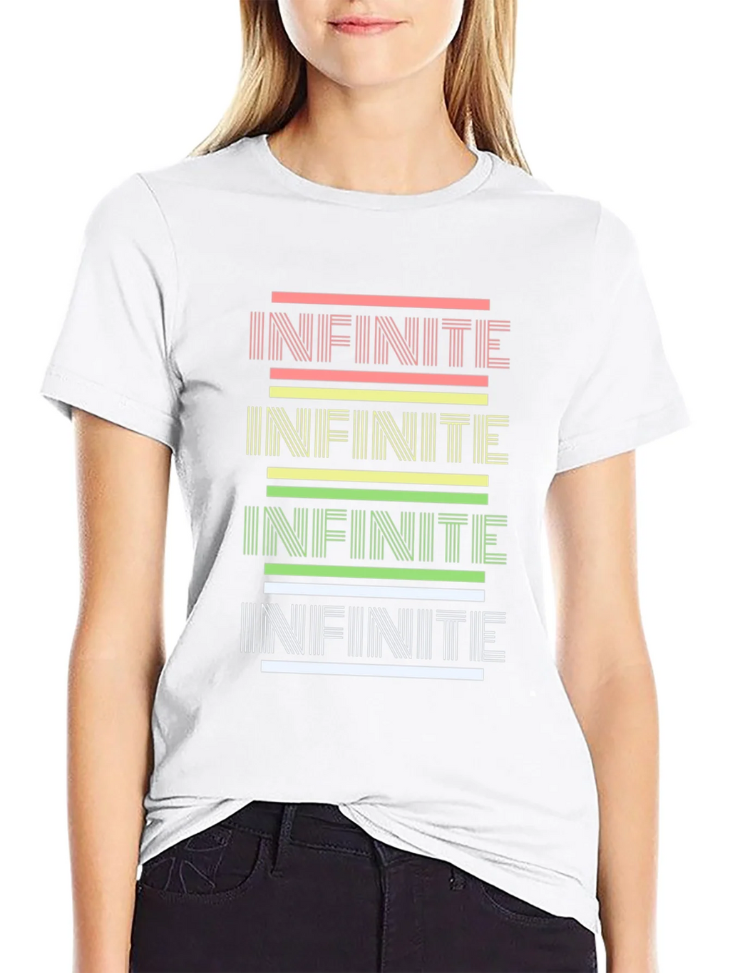 Infinite Style: Graphic Print Black Tee product image 7