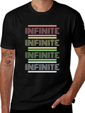 Infinite Style: Graphic Print Black Tee product image 1
