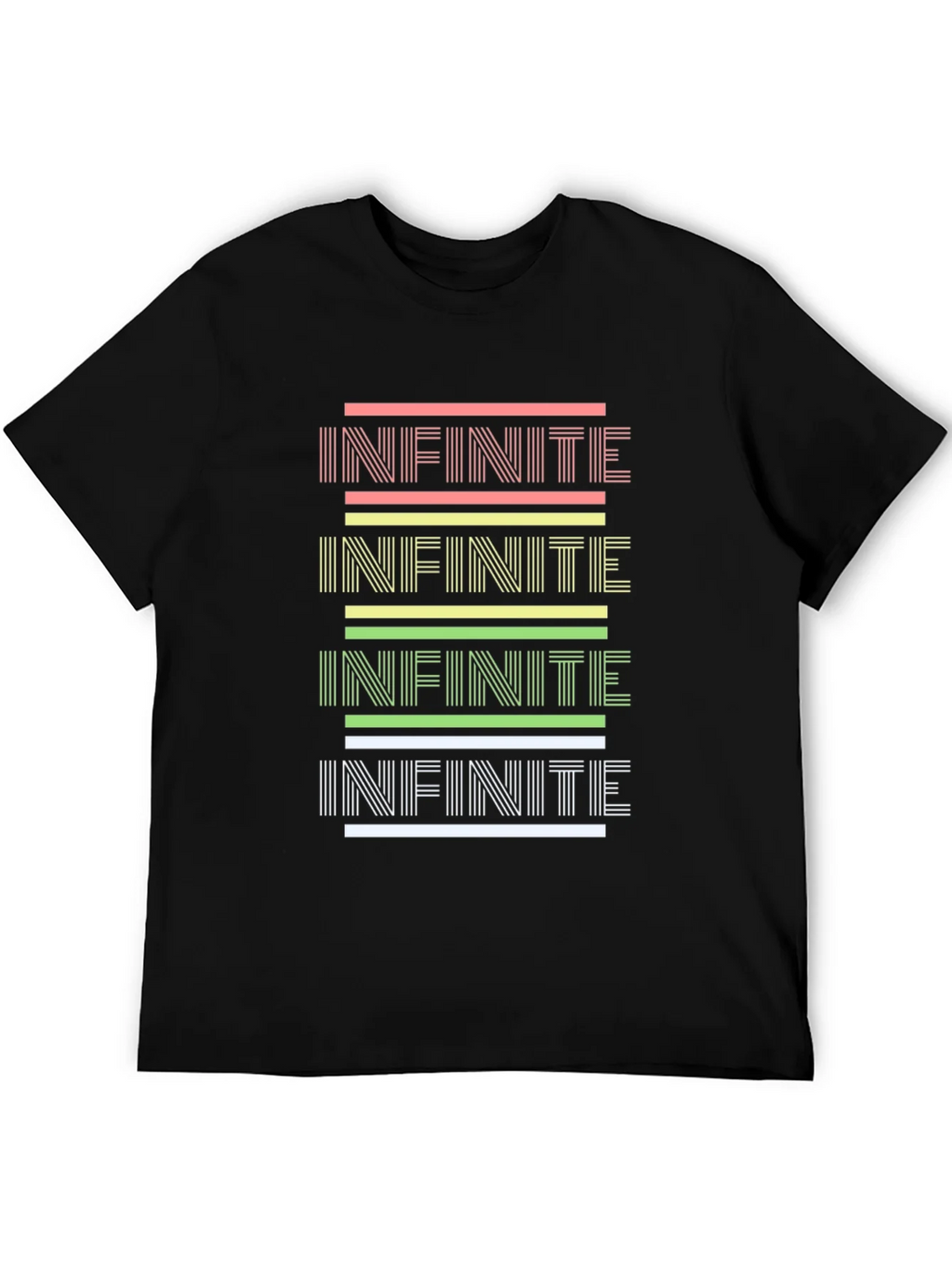 Infinite Style: Graphic Print Black Tee product image 4