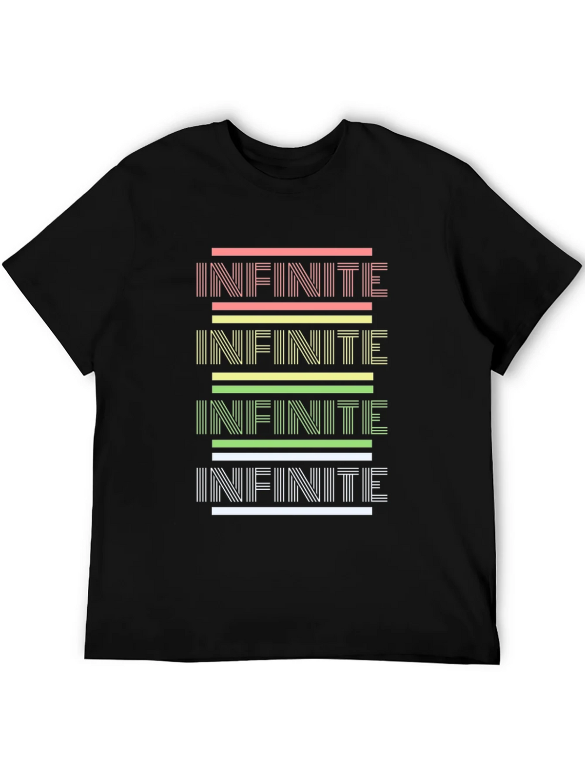Infinite Style: Graphic Print Black Tee product image 4
