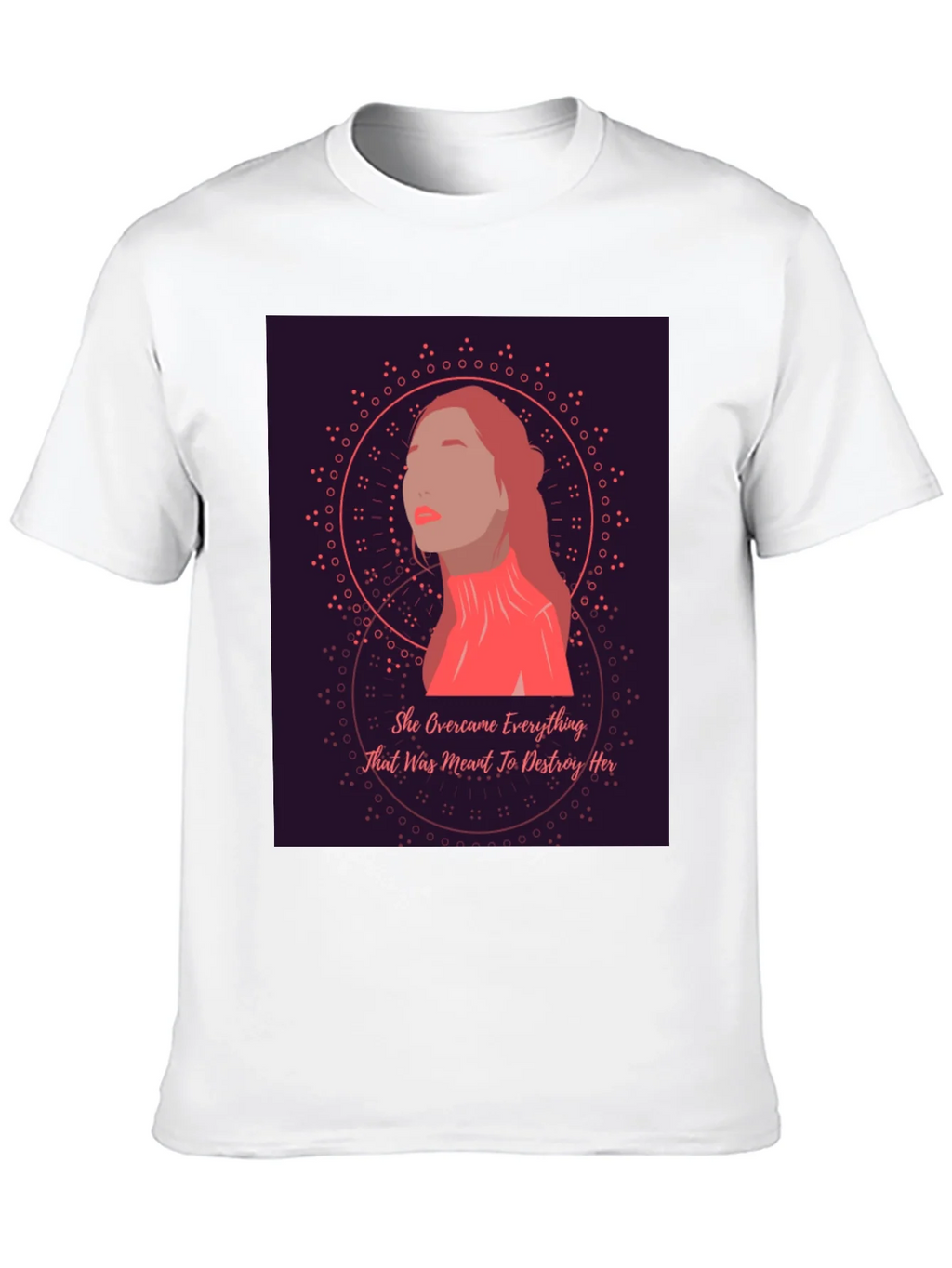 Empowered Woman Graphic Tee - She Overcame T-Shirt product image 8