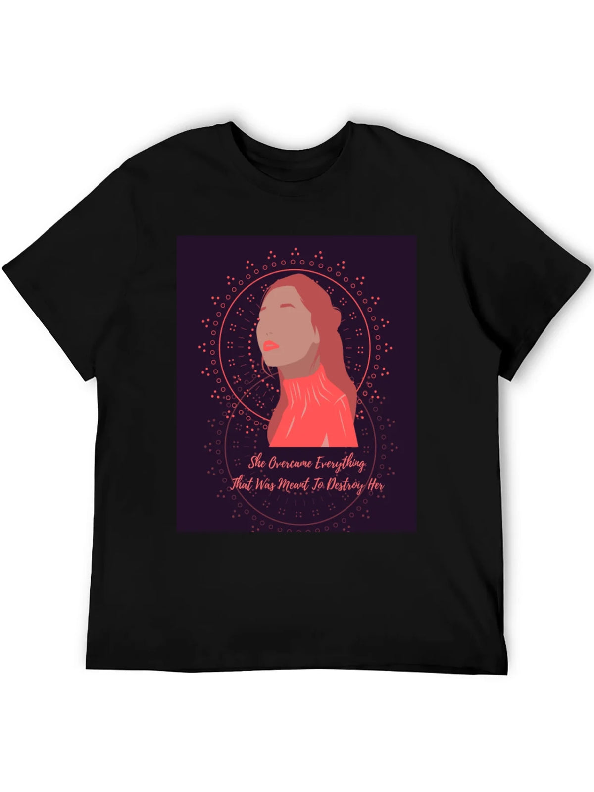 Empowered Woman Graphic Tee - She Overcame T-Shirt product image 5