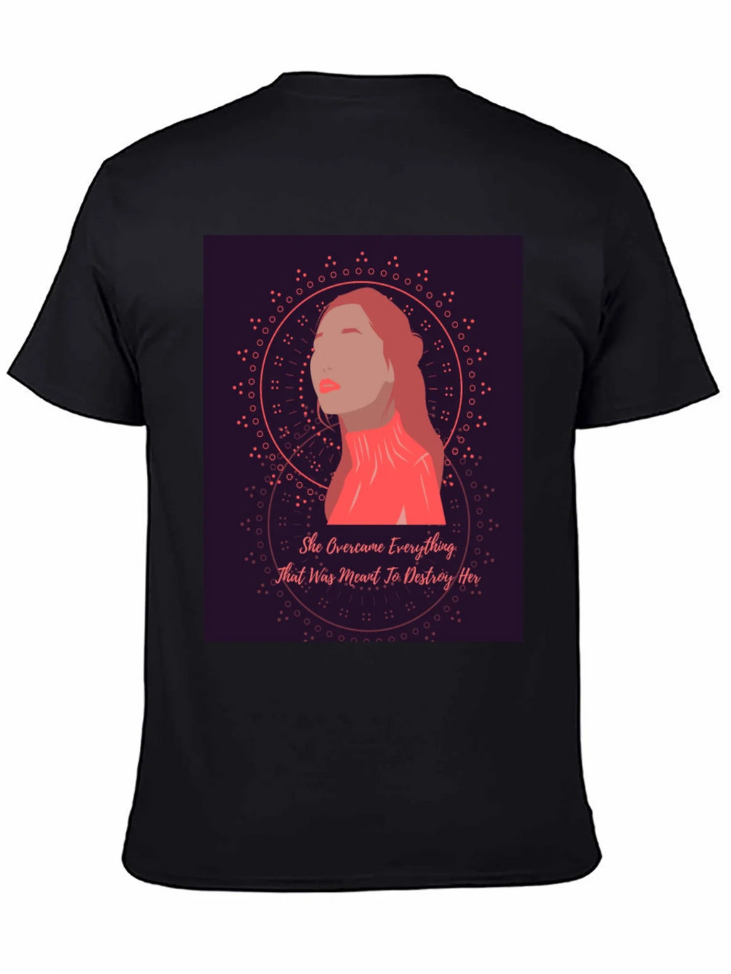 Empowered Woman Graphic Tee - She Overcame T-Shirt product image 4
